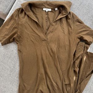 Vince cotton t-shirt maxi dress